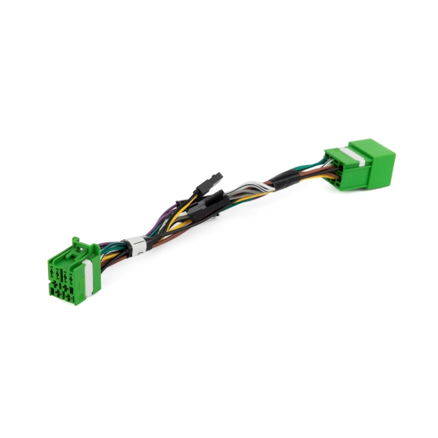 Cablagens de carro OEM TSCN com conector verde de 12 pinos 32Pin para instalação de interfaces