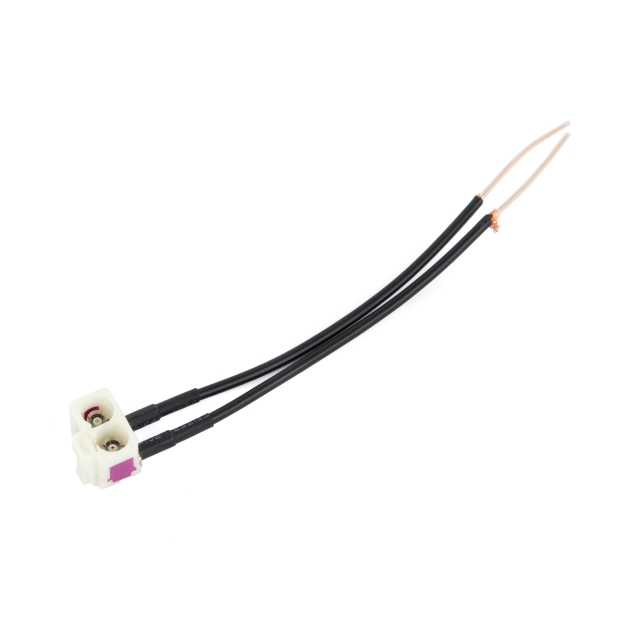 Chicote de fios de rádio OEM TSCN com conector Fakra branco para instalação de reposição estéreo de carro 