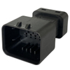 Conector preto TE AMPSEAL de 14 pinos Conector fio a fio 