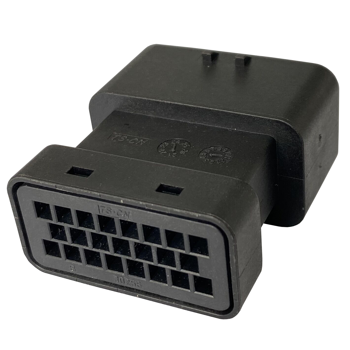 Conector preto TE AMPSEAL de 23 pinos Conector fio a fio 